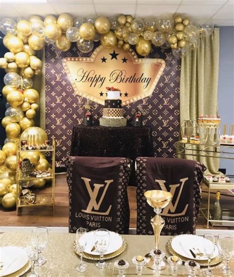 Louis vuitton party theme 